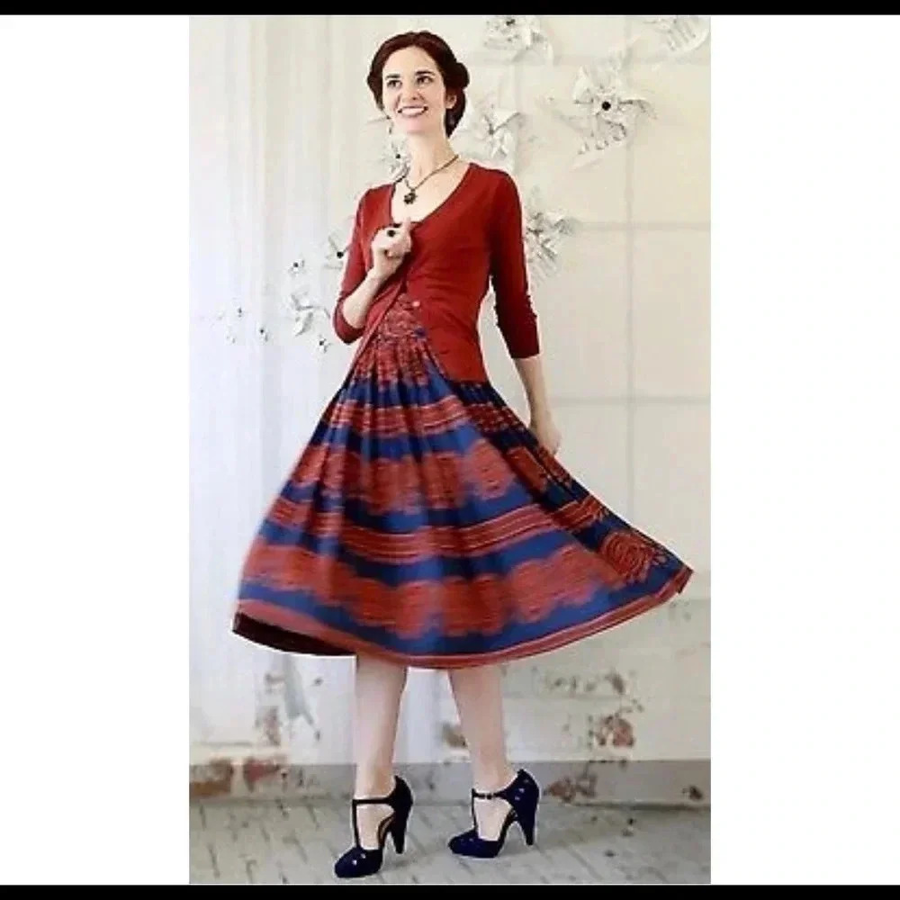 Anthropologie Girls From Savoy Oxidized Medallions Strapless Tulle Dress Size XS - Picture 7 of 12